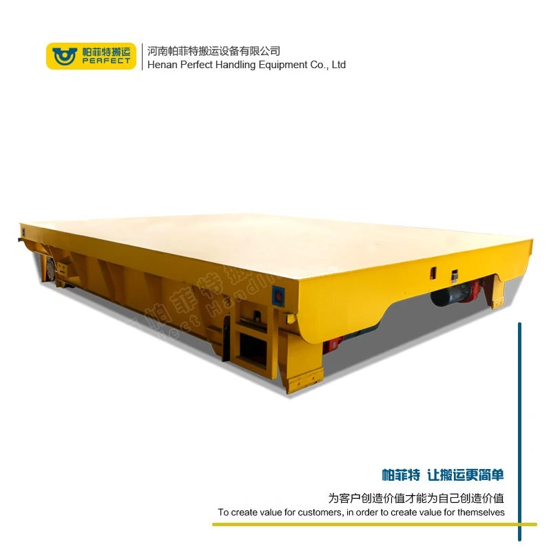 Industrial Rail Powered Transfer Carts For Concrete Factory 1-300t high quality