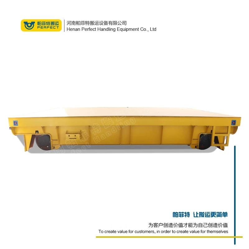 Industrial Rail Powered Transfer Carts For Concrete Factory 1-300t best